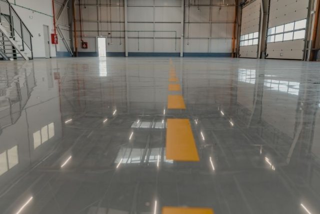 Pennsylvania Epoxy delivers outstanding resurfacing services to commercial, industrial, and residential flooring in Erie, PA. Our local contractors are licensed, insured, and experienced with all types of epoxy projects. We specialize in concrete floor polishing and coating, concrete repair, removal of existing coatings, decorative stenciling, resinous epoxy finishing, safety aisles and safety markings. Whether you have a small home garage or large warehouse floor, our experts provide appealing, durable, and cost-effective epoxy floor coatings. We offer free estimates and dependable service in Erie, North East, Millcreek, Harborcreek, Lake City, Fairview, Edinboro, Girard, Albion, McKean, Waterford, Union City, and other nearby locations in Erie County.